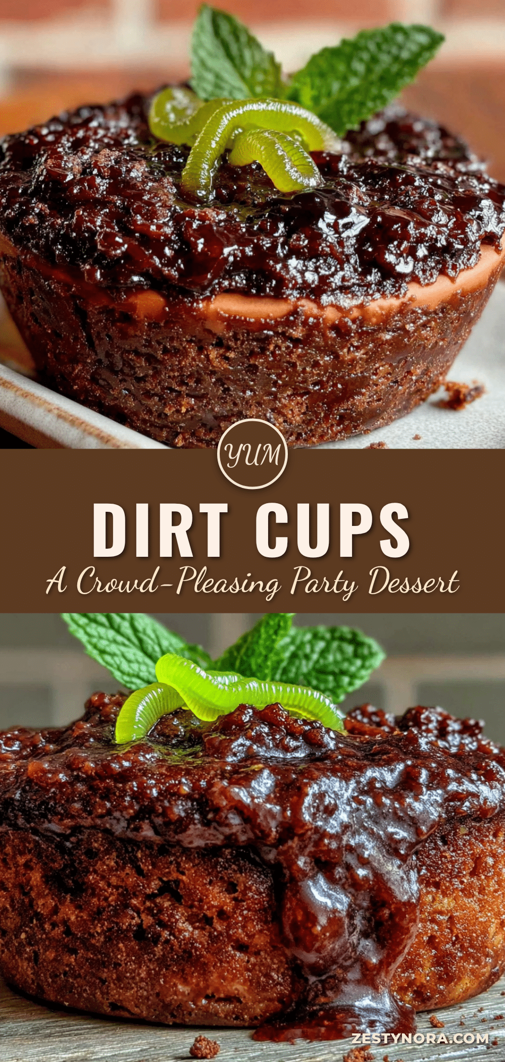 easy chocolate dirt cups recipe