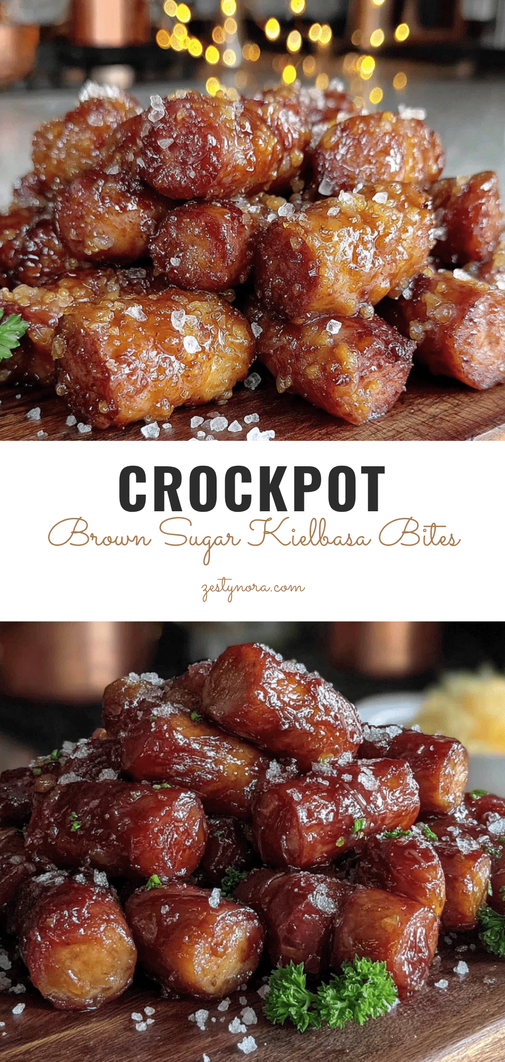 easy crockpot brown sugar kielbasa bites recipe