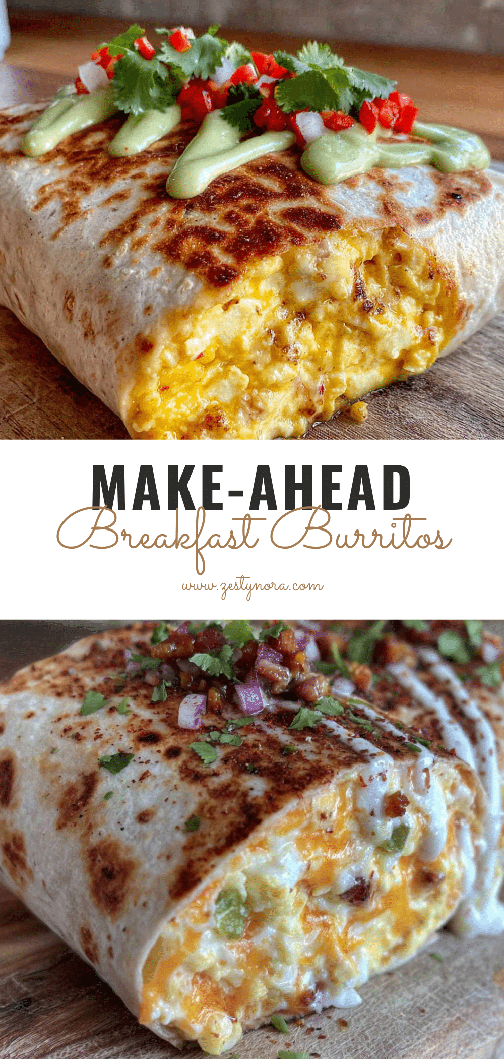 fluffy freezer breakfast burritos recipe