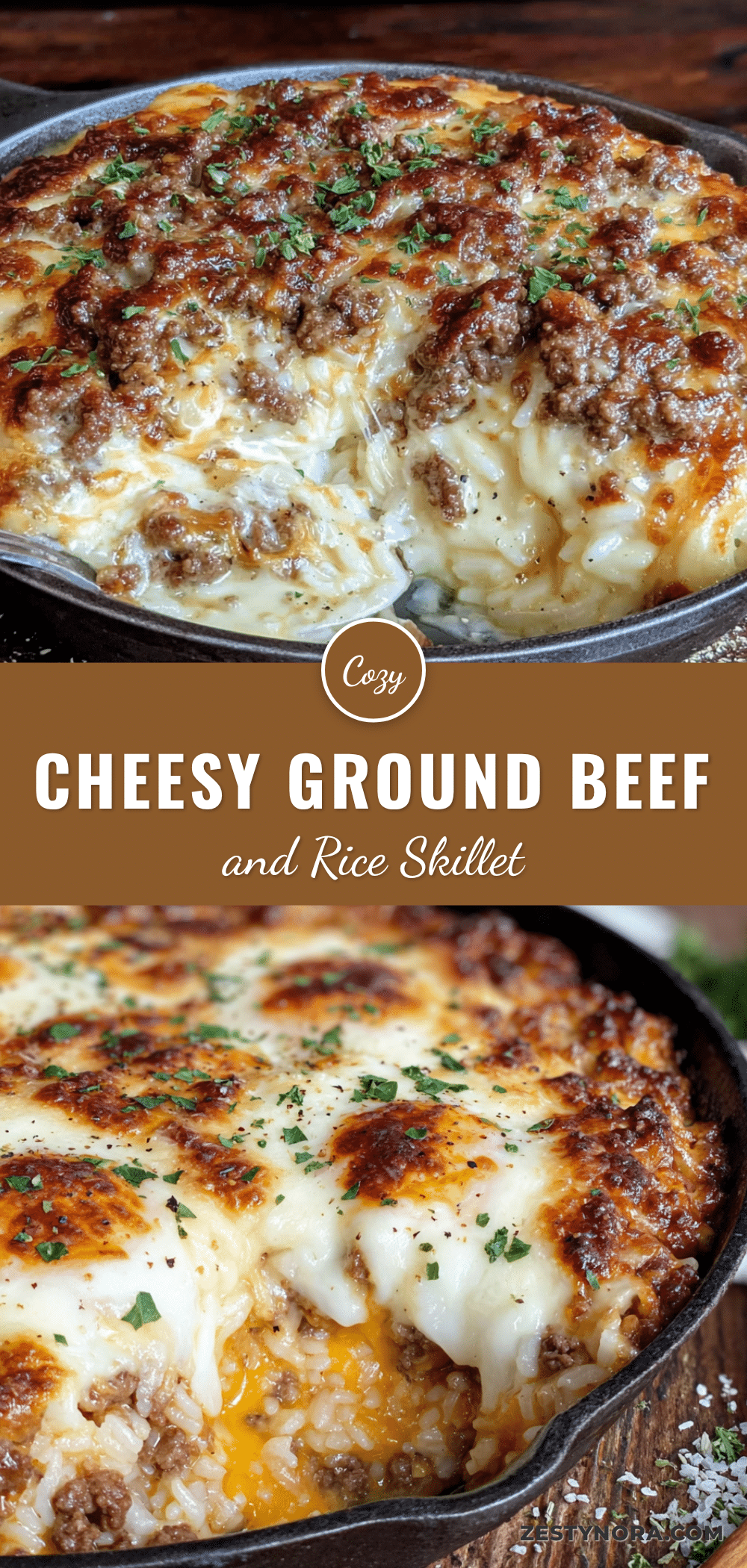 ground beef and rice skillet recipe