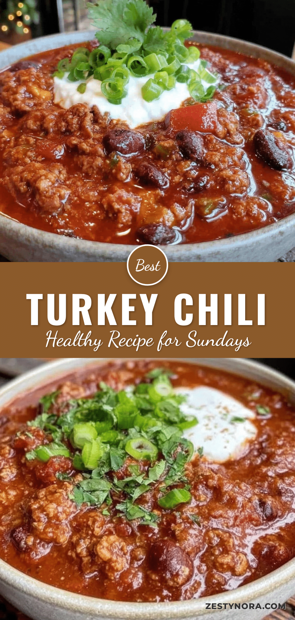 healthy turkey chili recipe