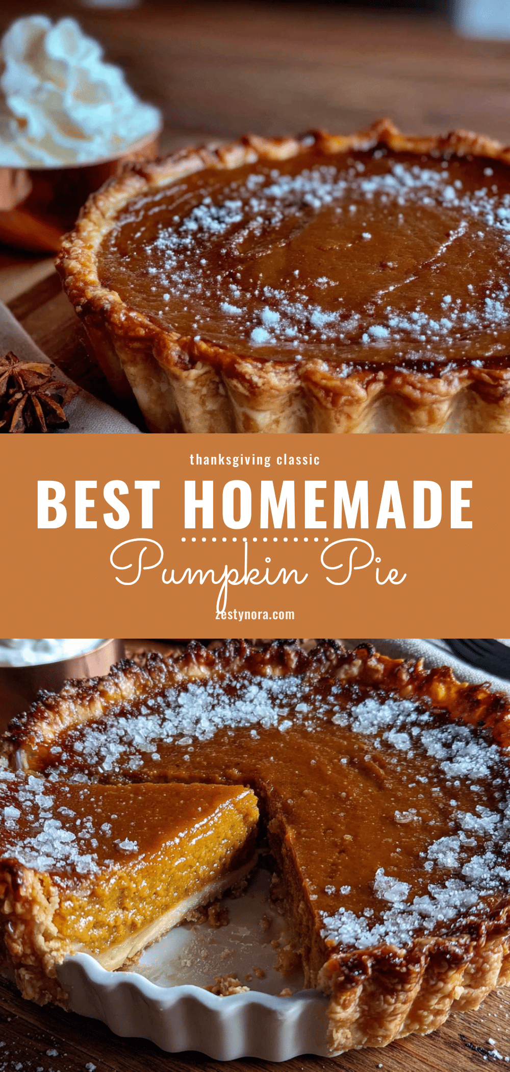 homemade pumpkin pie recipe