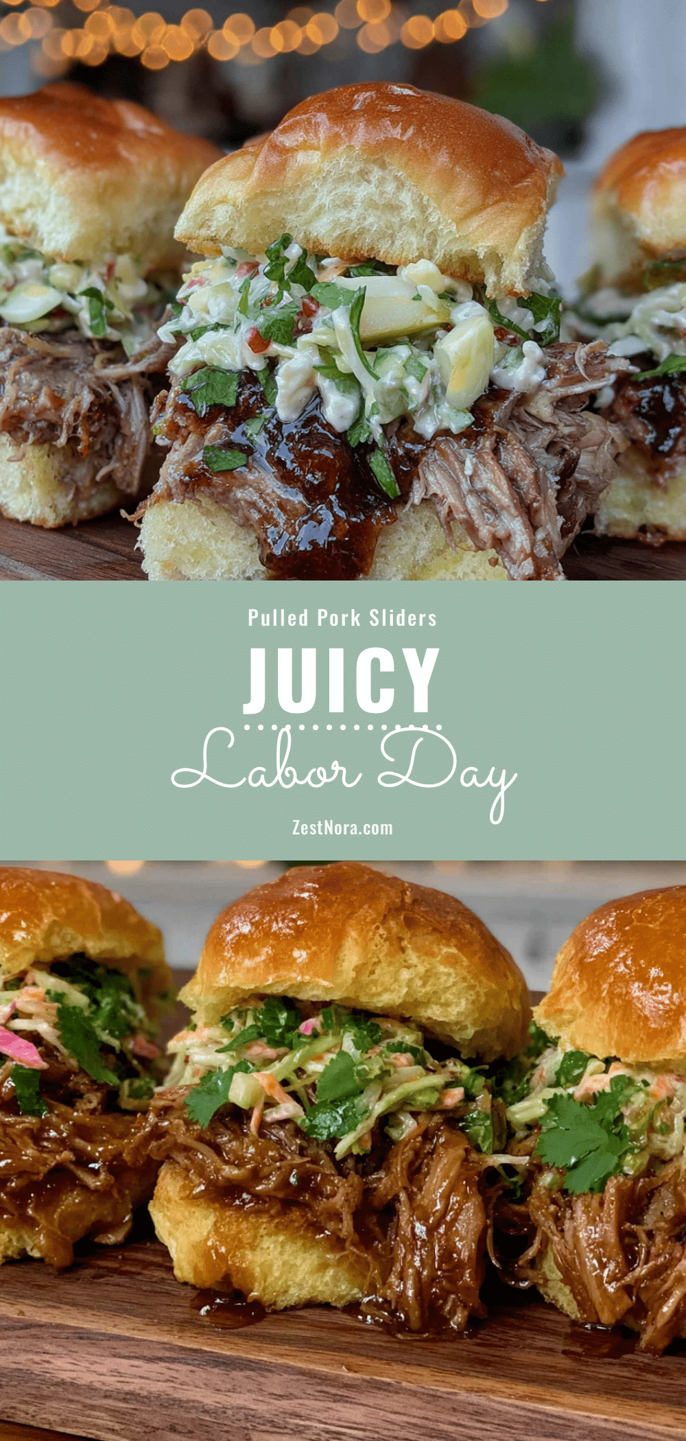 Labor Day Pulled Pork Sliders recipe