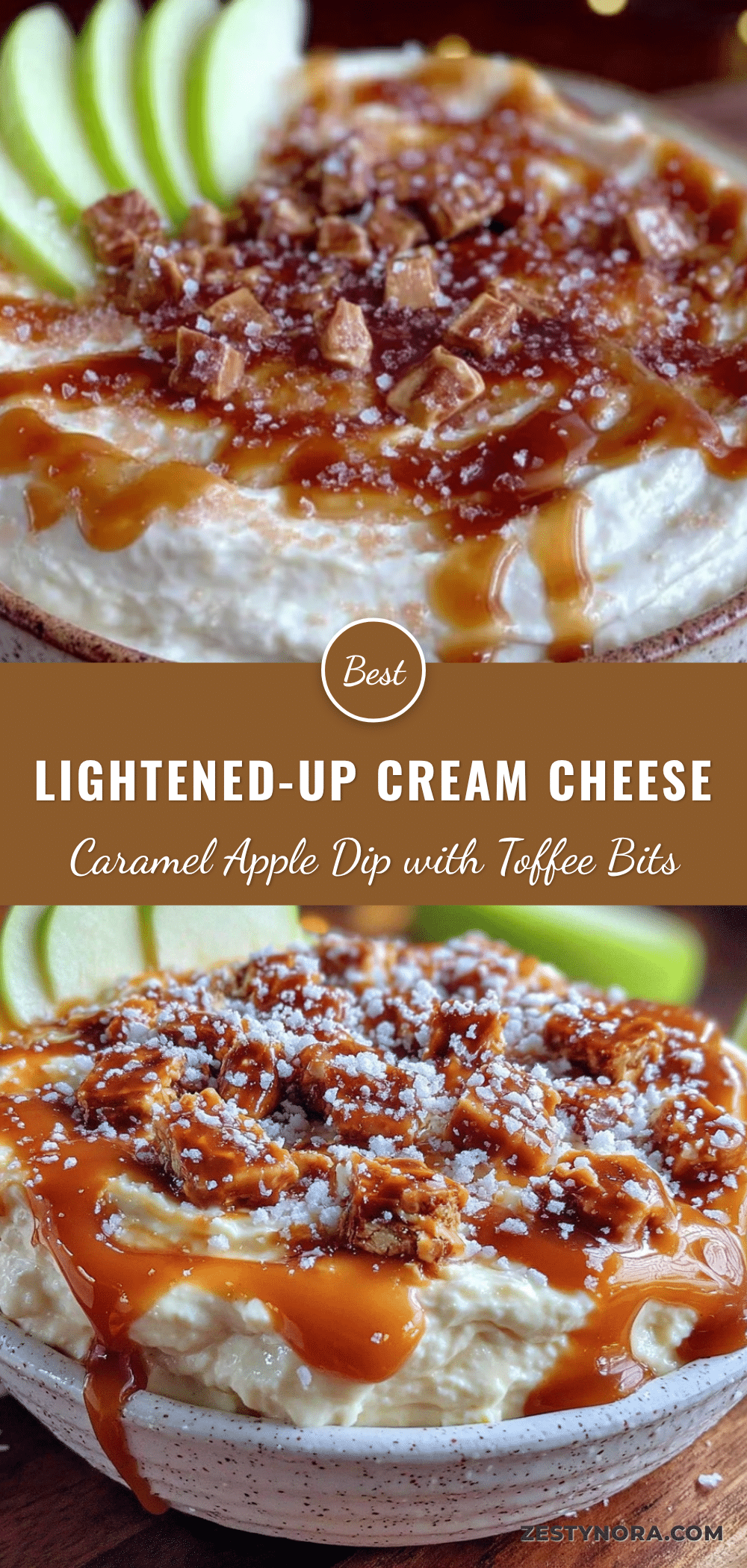 lightened-up cream cheese caramel apple dip recipe