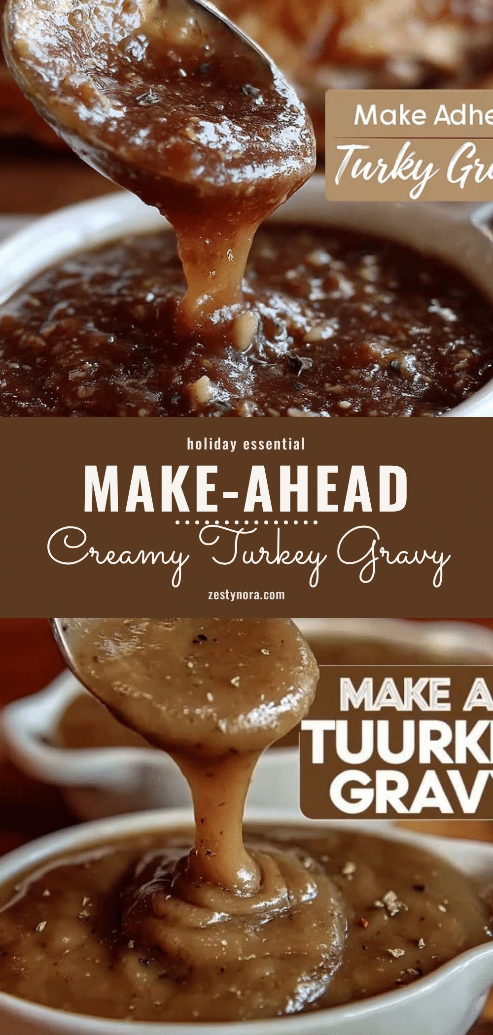 make-ahead creamy turkey gravy recipe