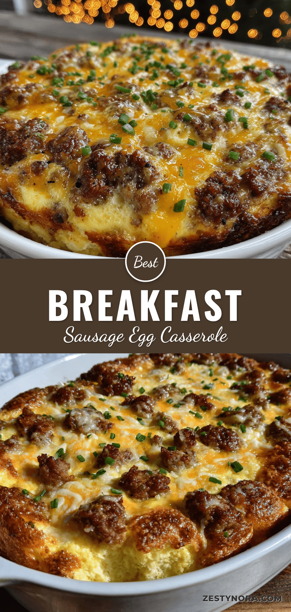 Make-Ahead Sausage and Egg Breakfast Casserole recipe