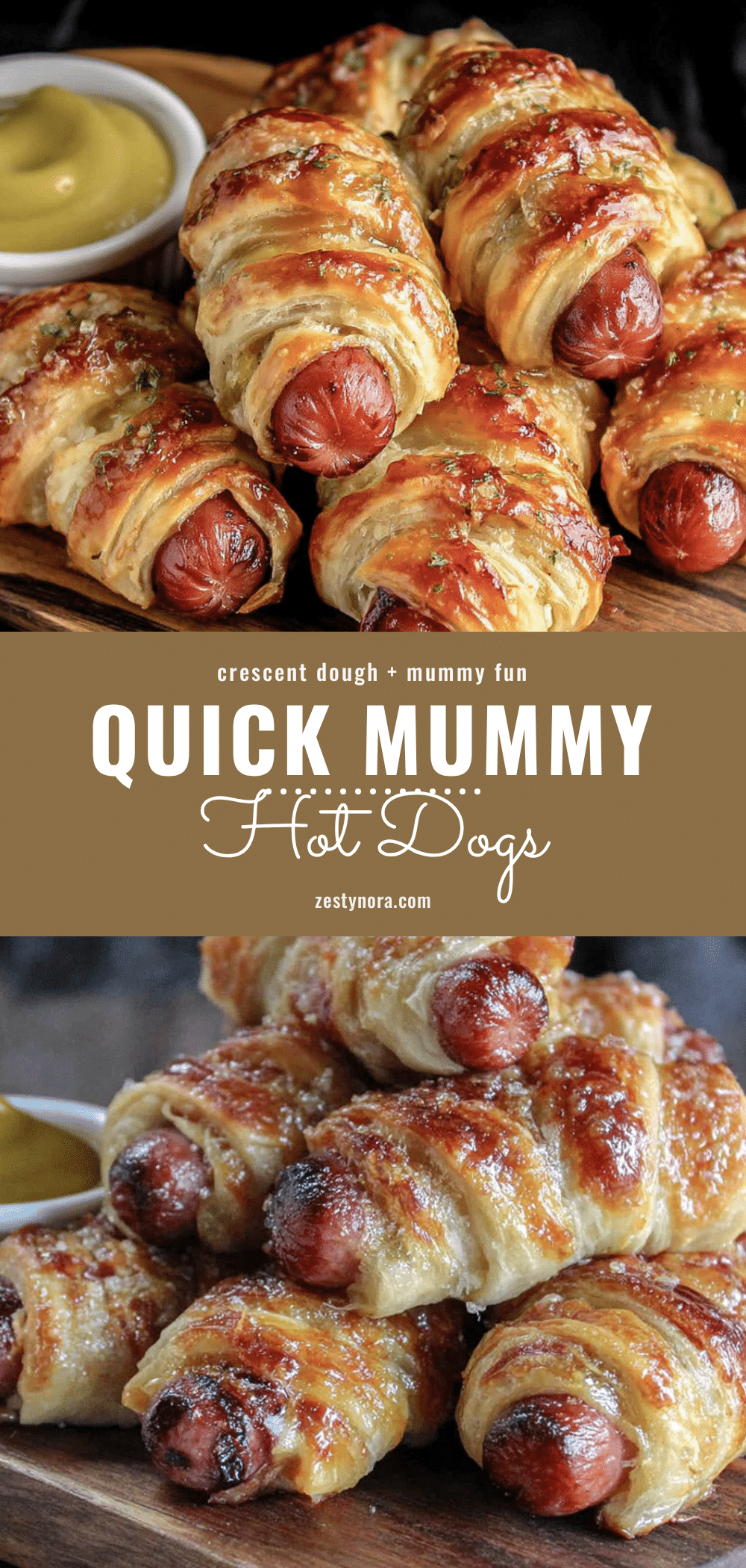 mummy hot dogs with crescent dough recipe