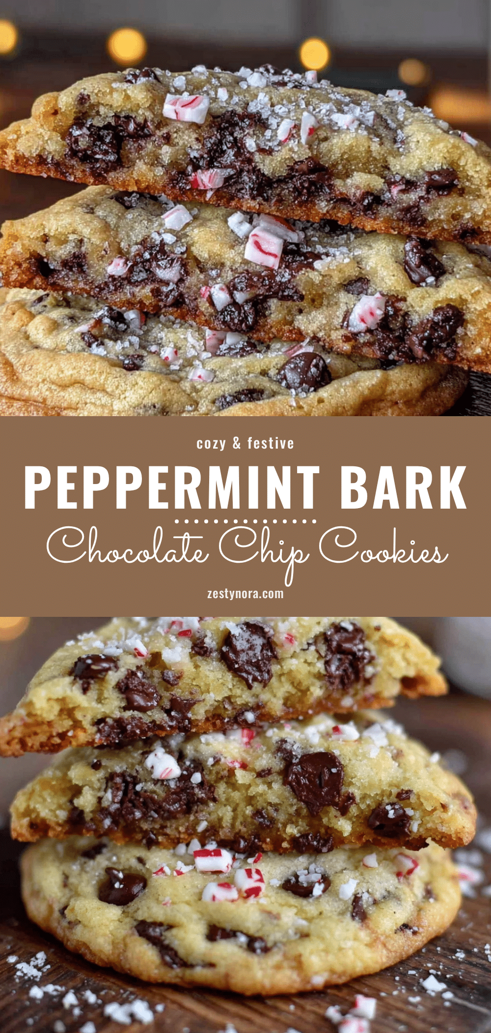 peppermint bark chocolate chip cookies recipe