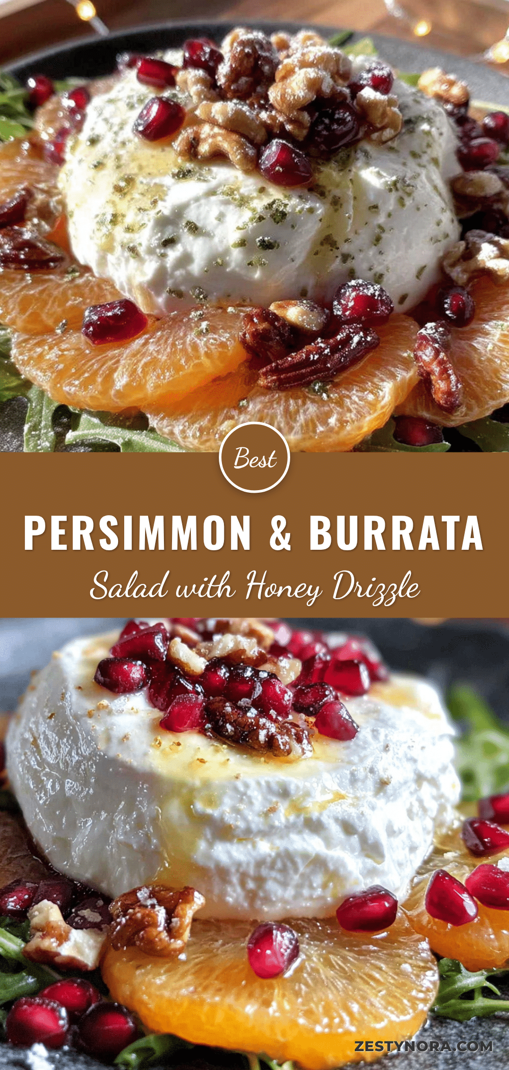 persimmon and burrata salad recipe