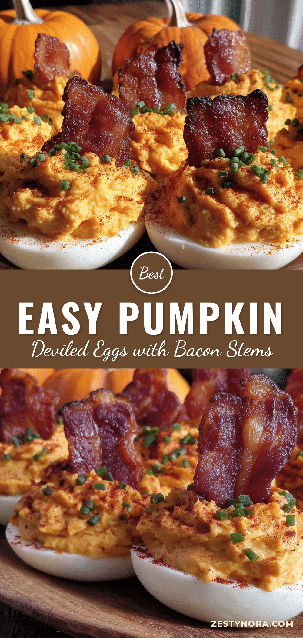 pumpkin deviled eggs recipe