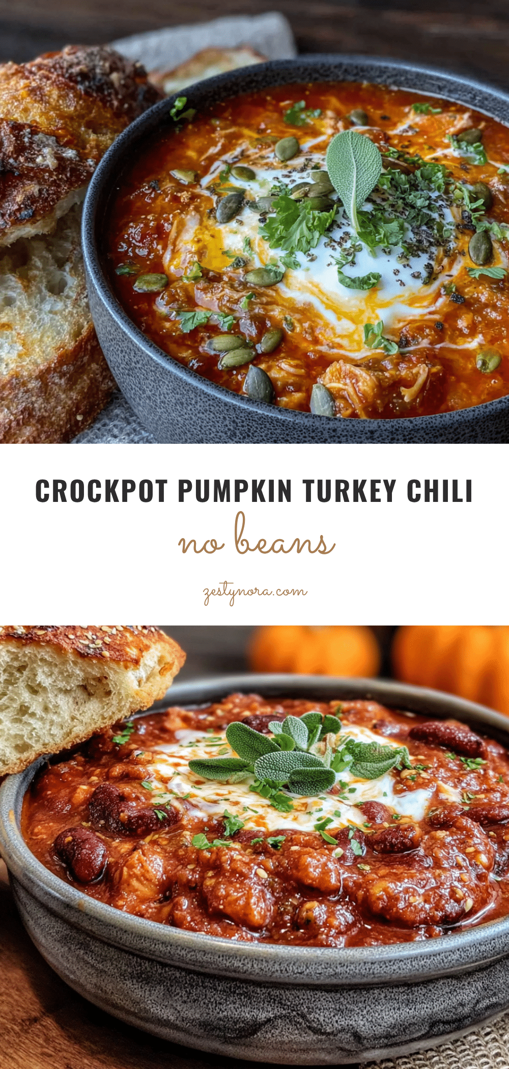 pumpkin turkey chili no bean recipe