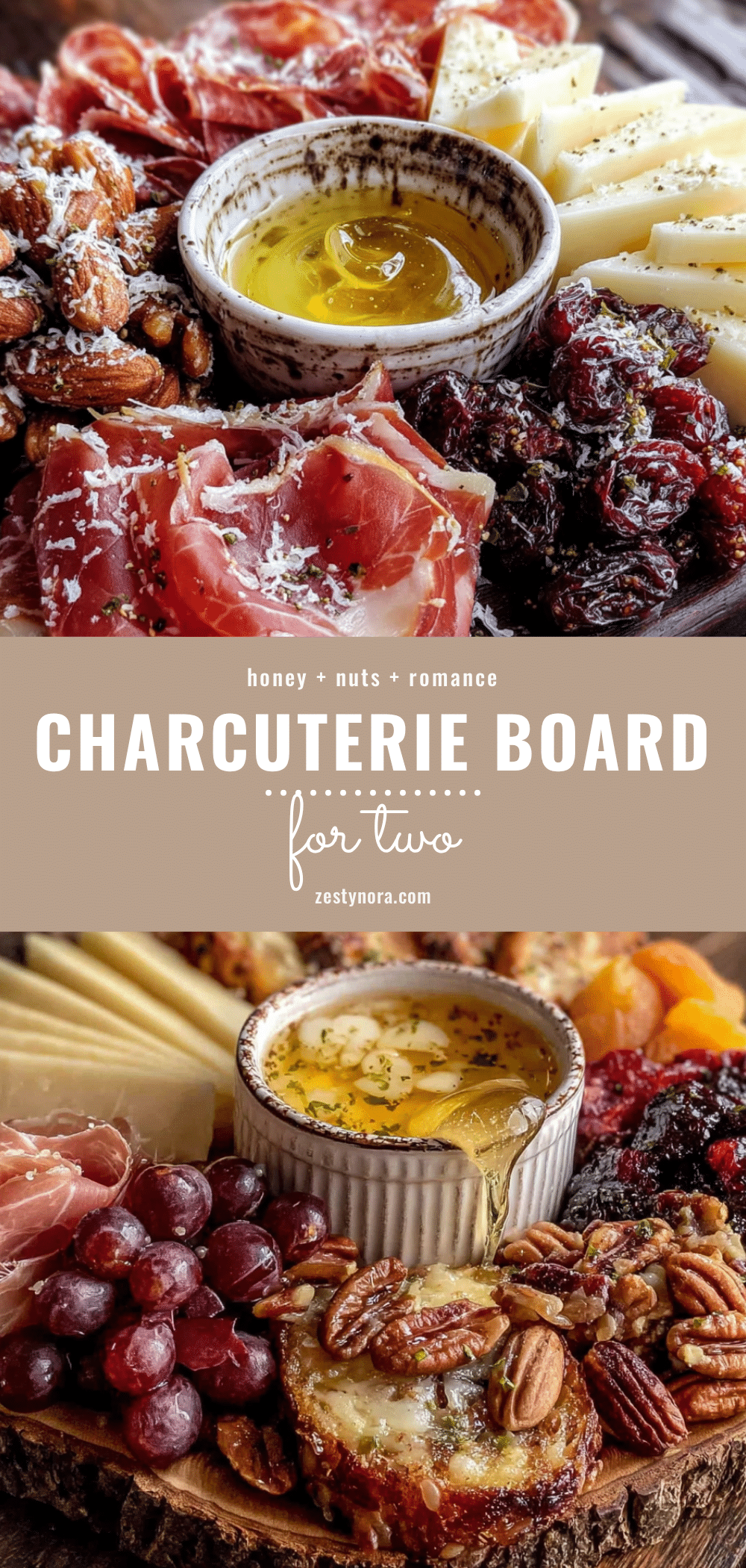 Romantic Honey Nut Charcuterie Board for Two recipe