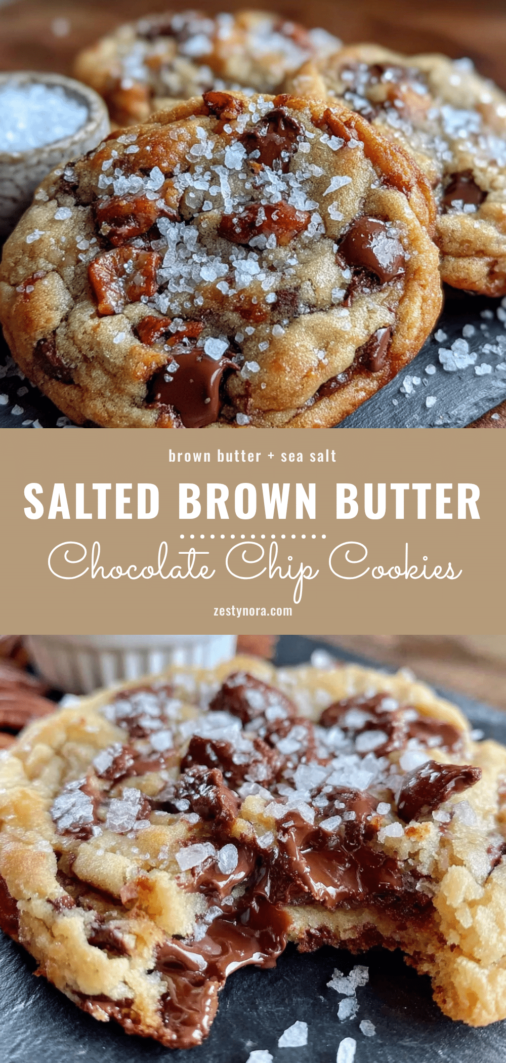 Salted Brown Butter Chocolate Chip Cookies recipe