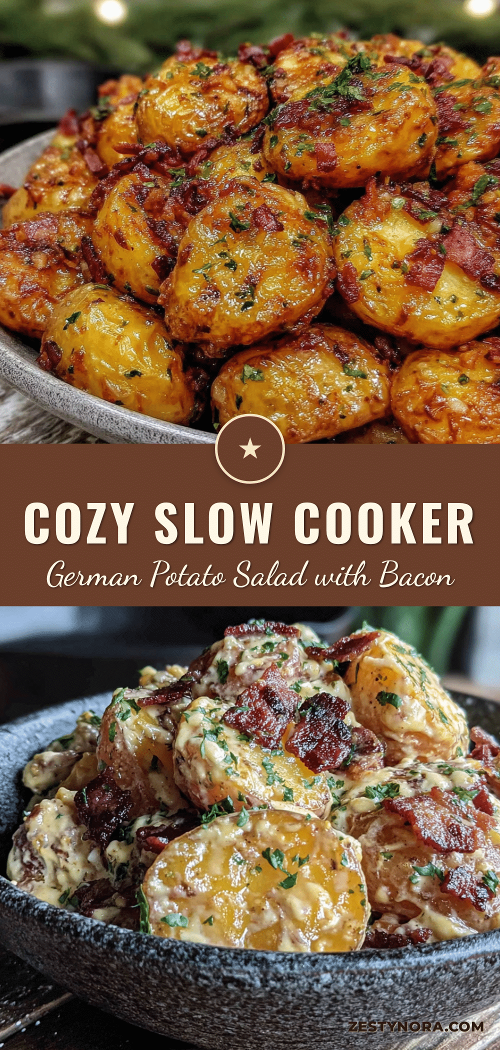 slow cooker german potato salad with bacon recipe