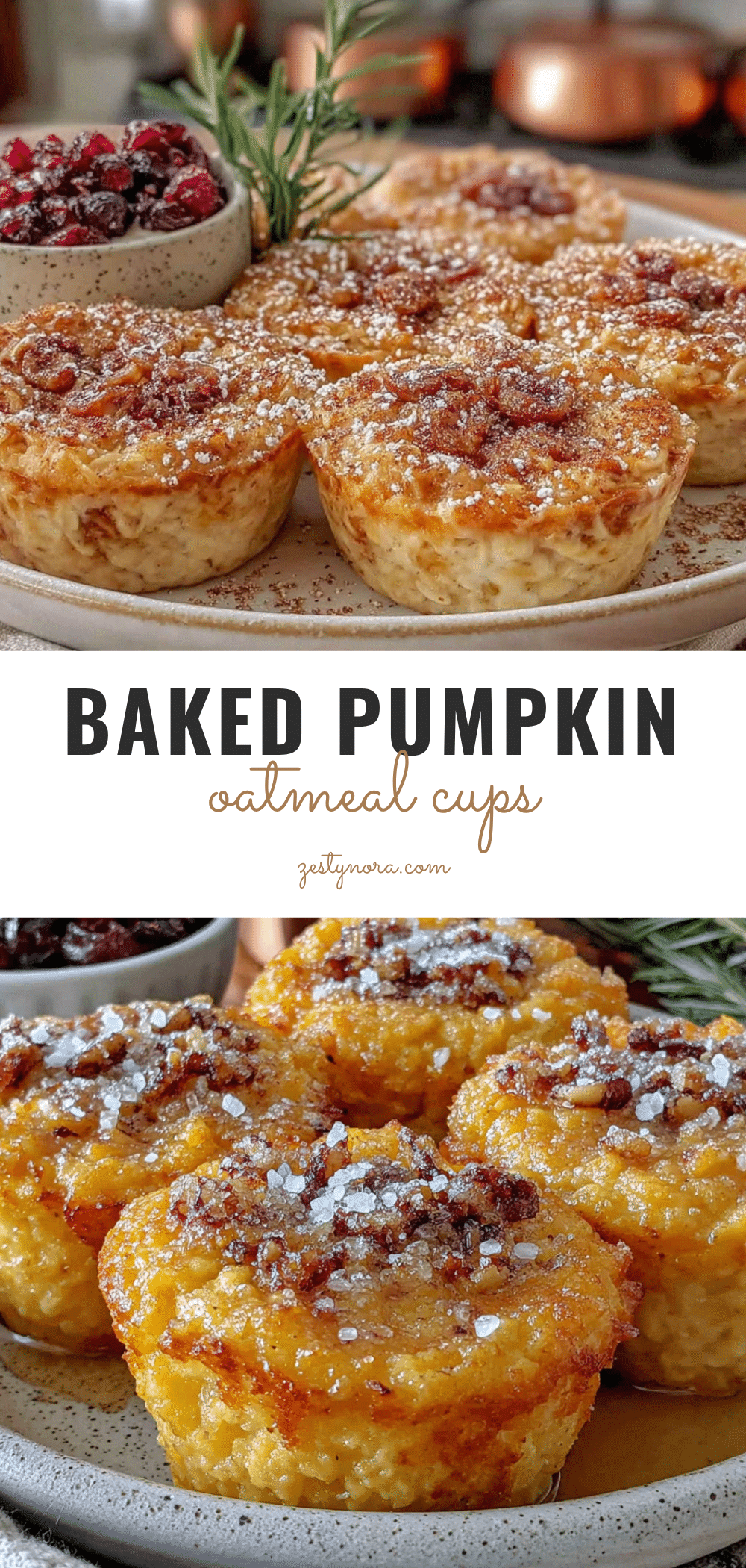 wholesome baked pumpkin oatmeal cups recipe