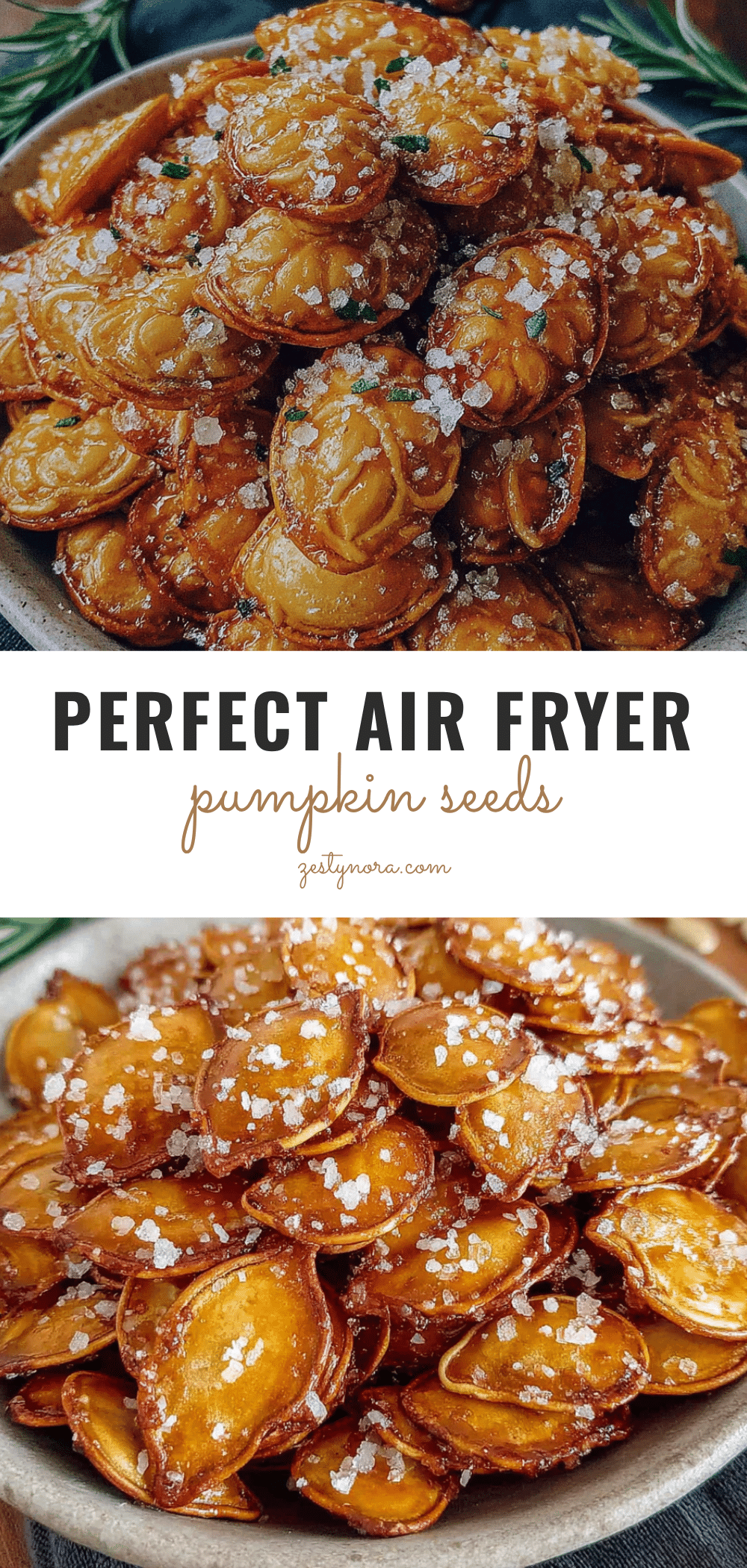 air fryer pumpkin seeds recipe