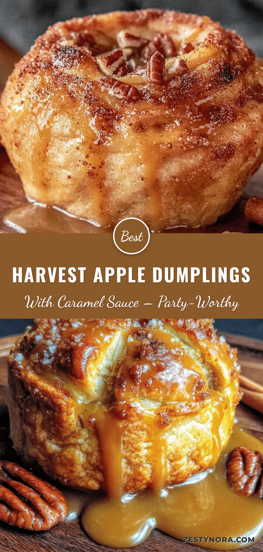 apple dumplings with caramel sauce recipe