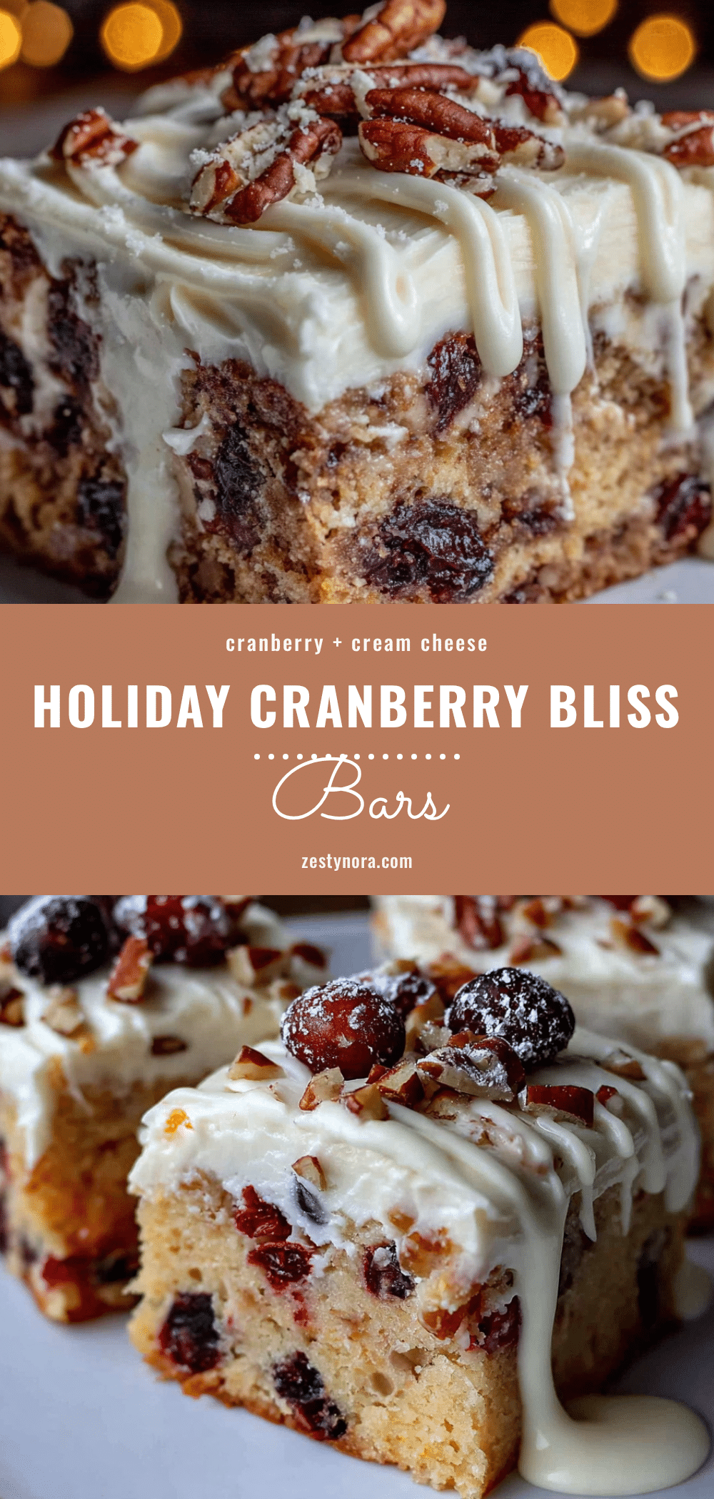 cranberry bliss bars recipe