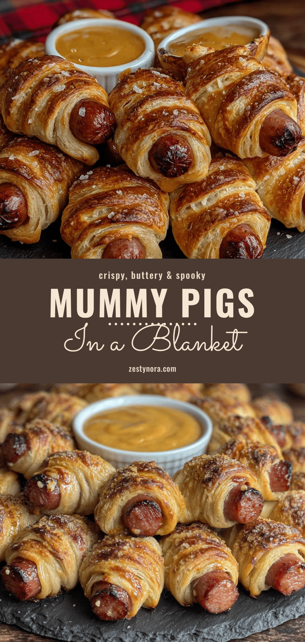 Crispy Mummy Pigs in a Blanket recipe