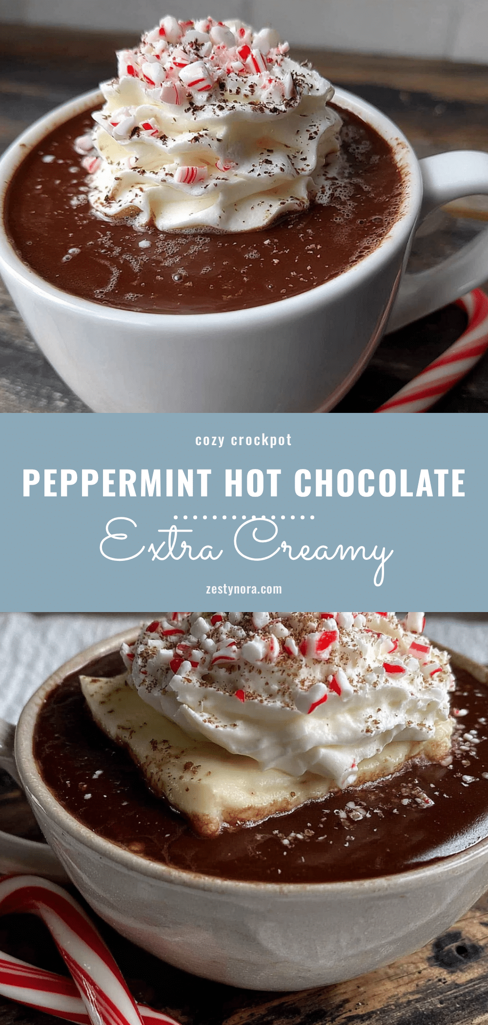 crockpot peppermint hot chocolate recipe