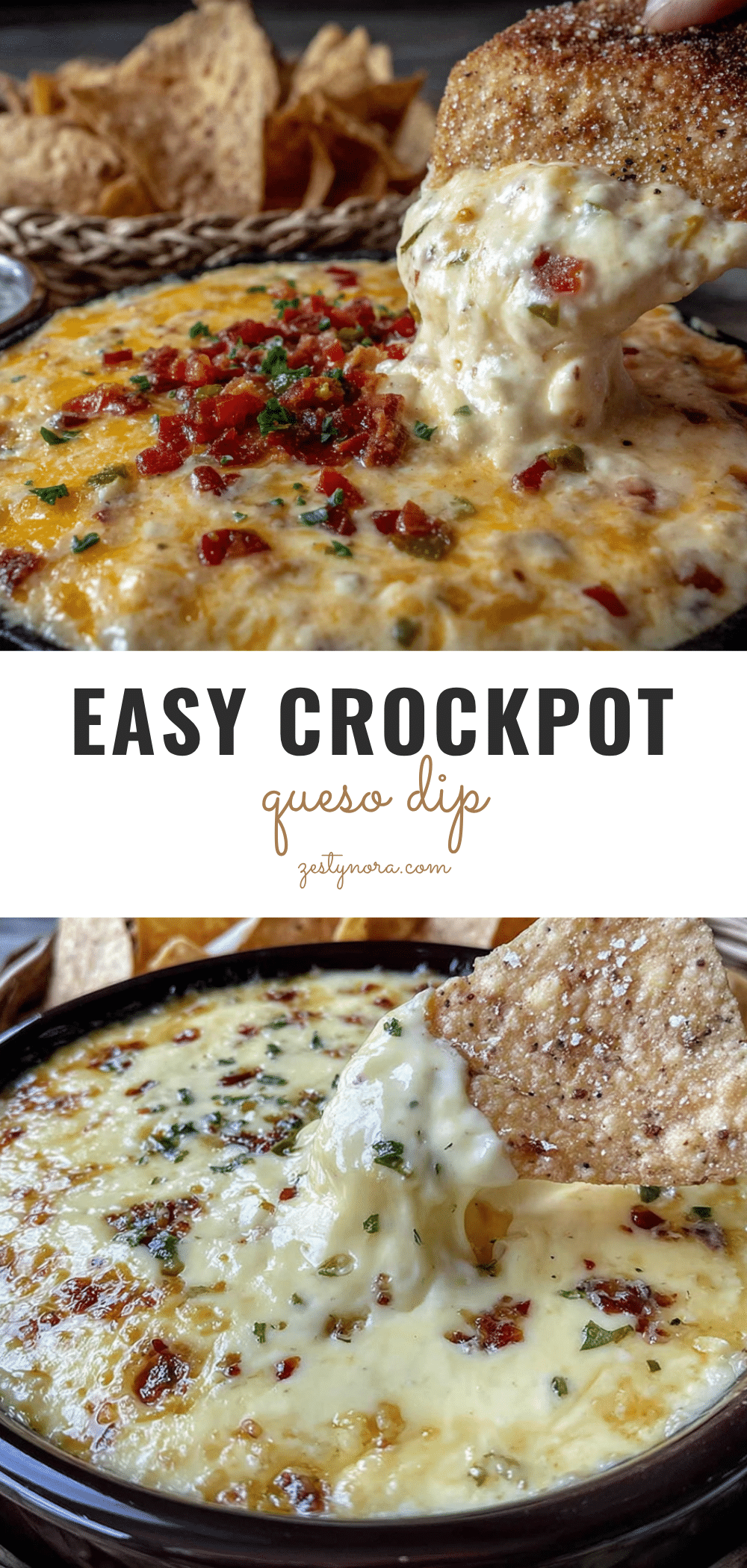 easy crockpot queso dip recipe