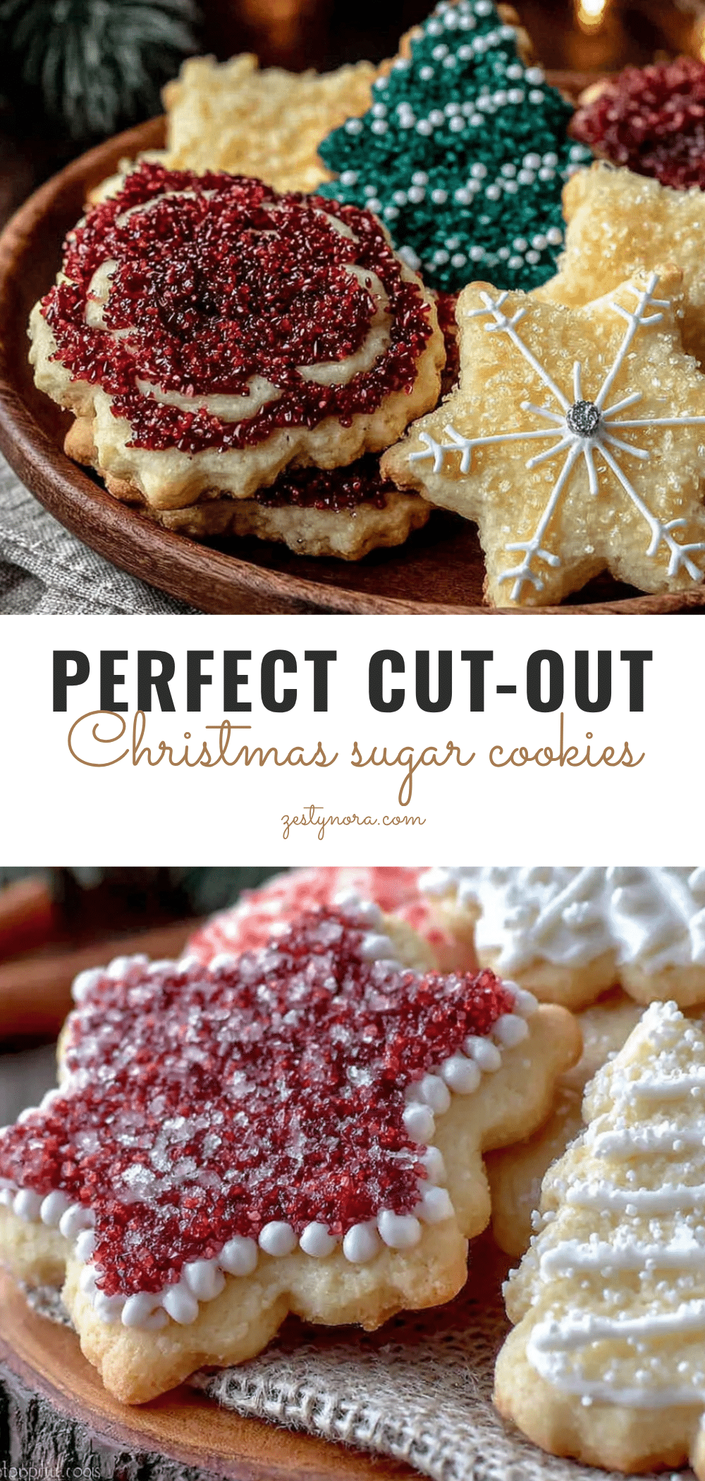 easy perfect cut-out christmas sugar cookies recipe