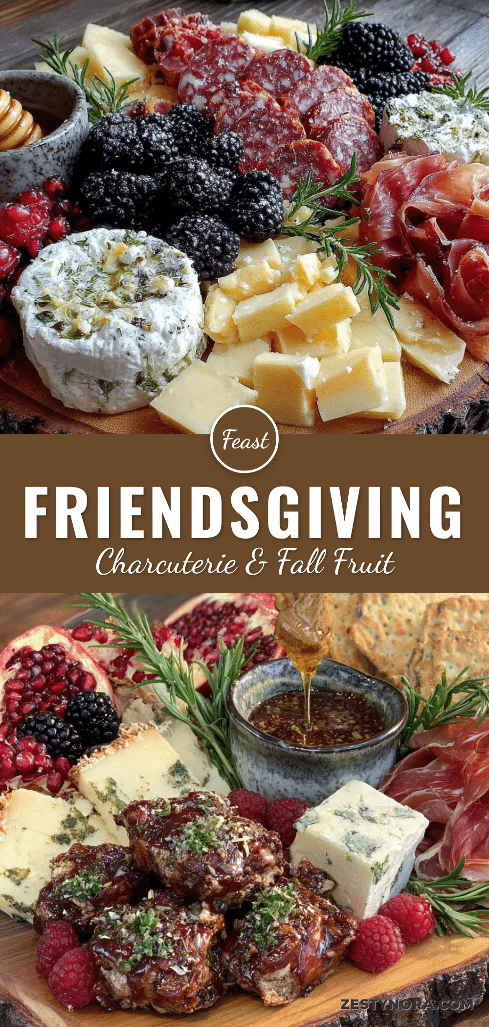 friendsgiving charcuterie board with fall fruit recipe