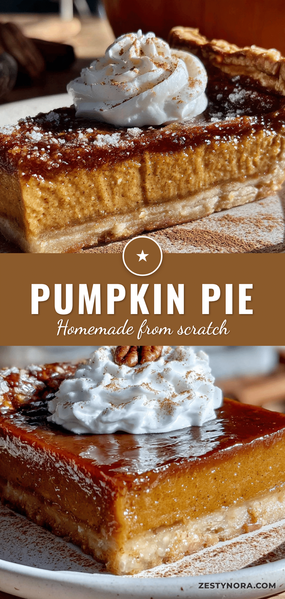 homemade pumpkin pie from scratch with flaky crust recipe