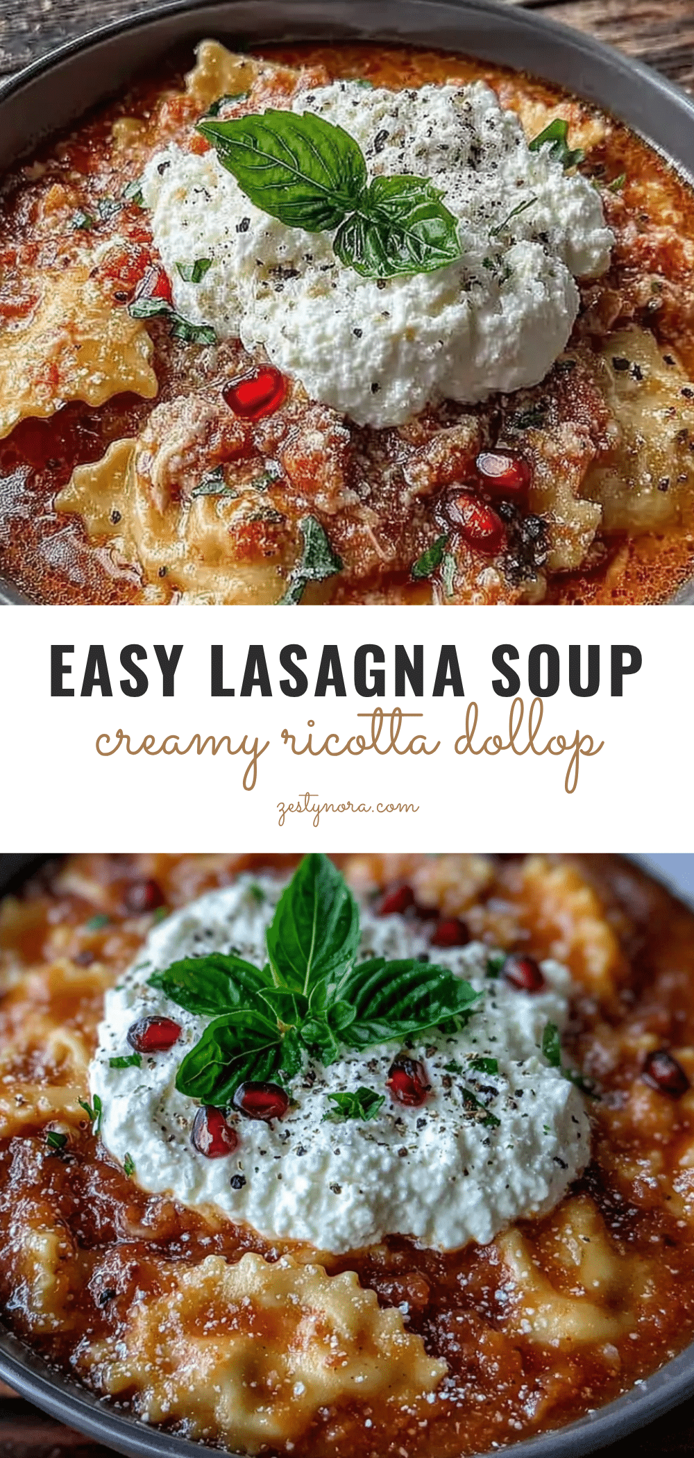 lasagna soup recipe