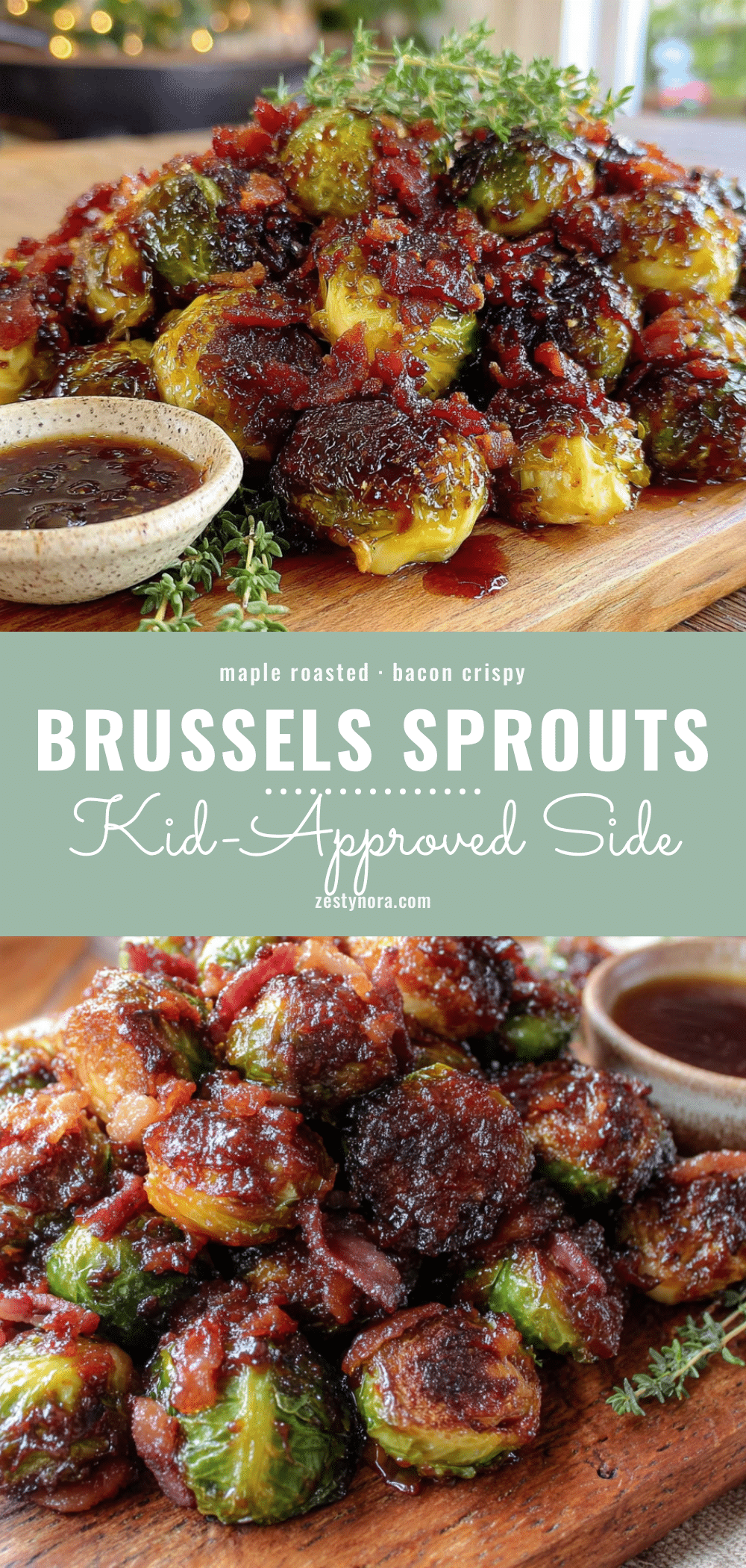 maple roasted brussels sprouts with bacon recipe