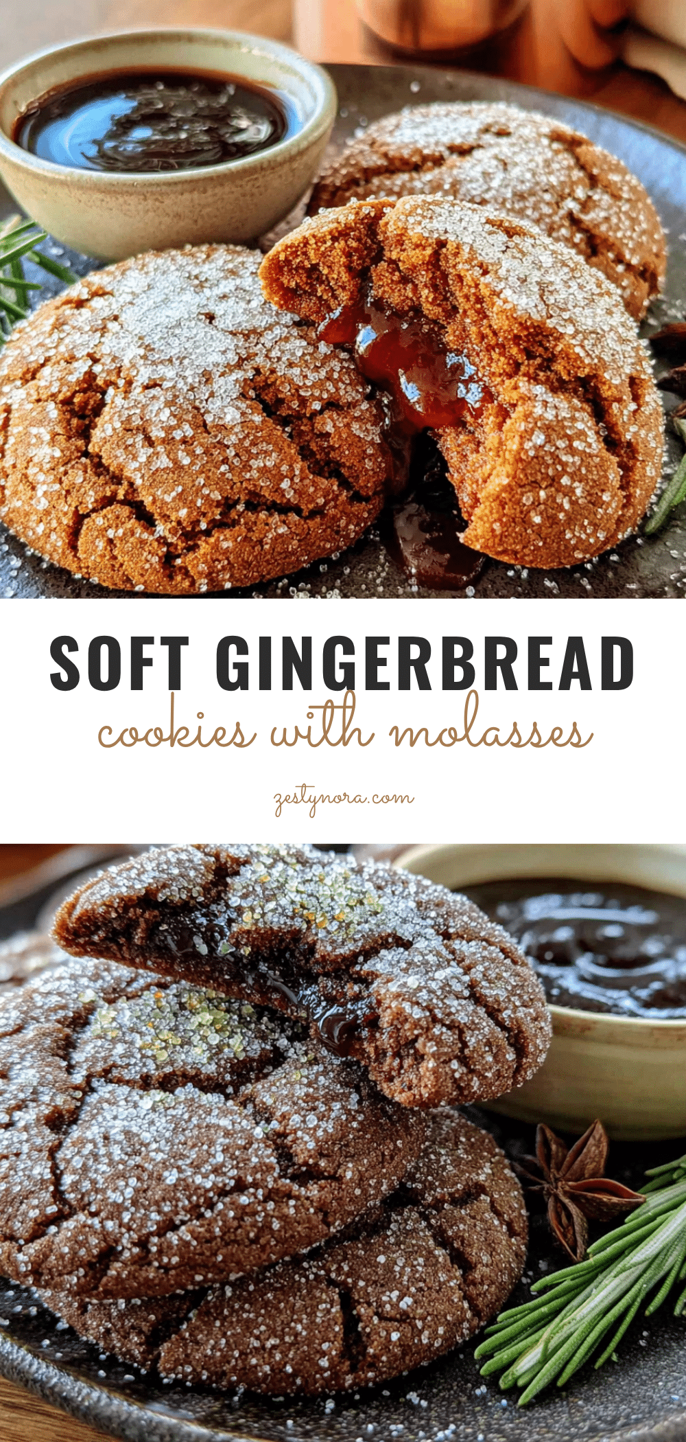 soft gingerbread cookies with molasses recipe