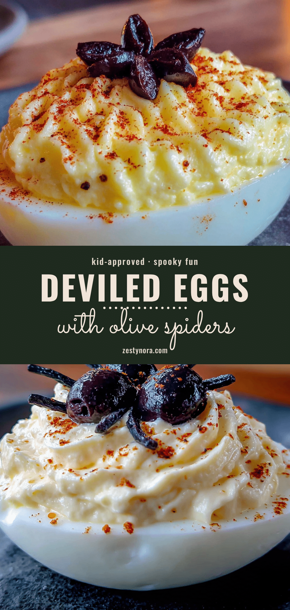 spooky deviled eggs recipe