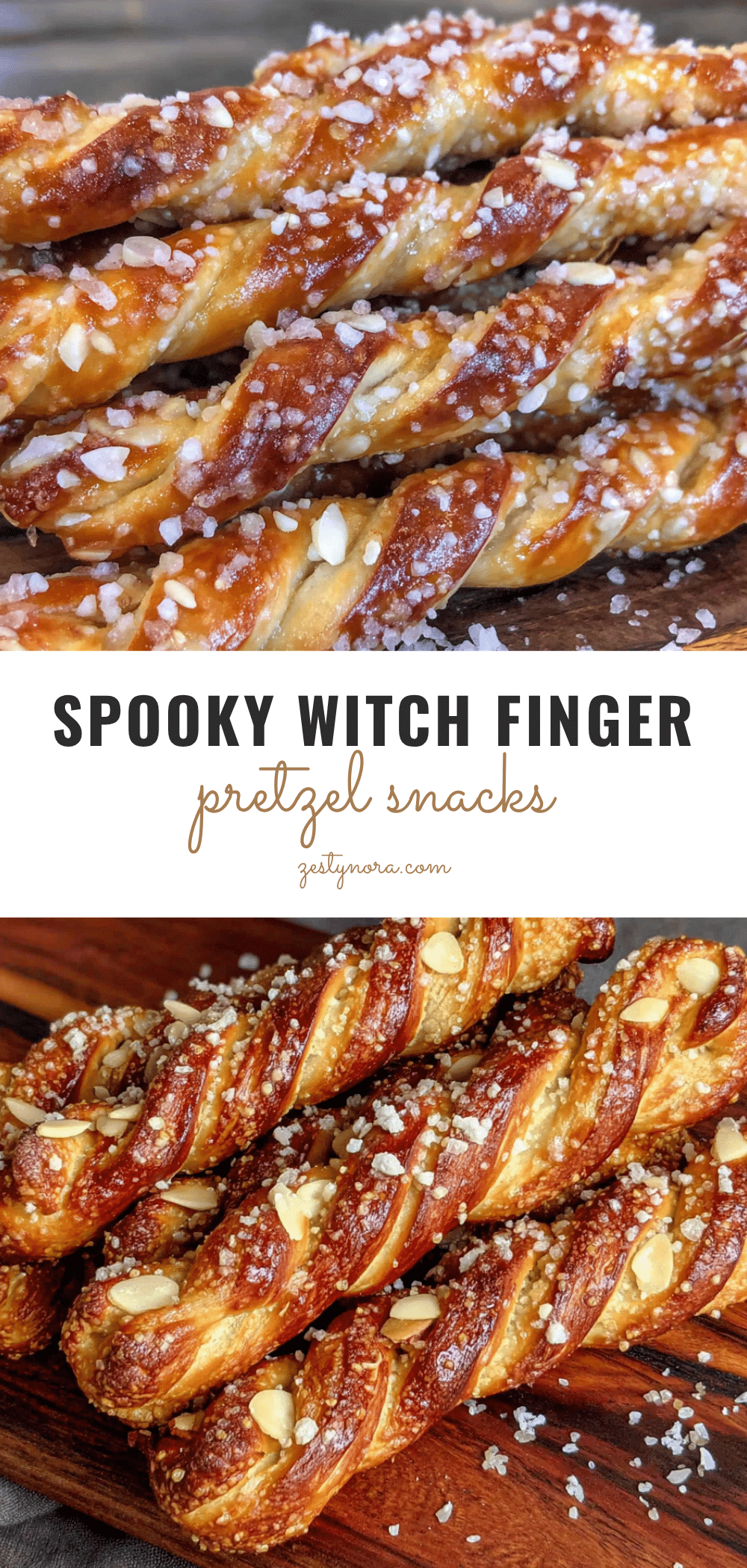 witch finger pretzels recipe