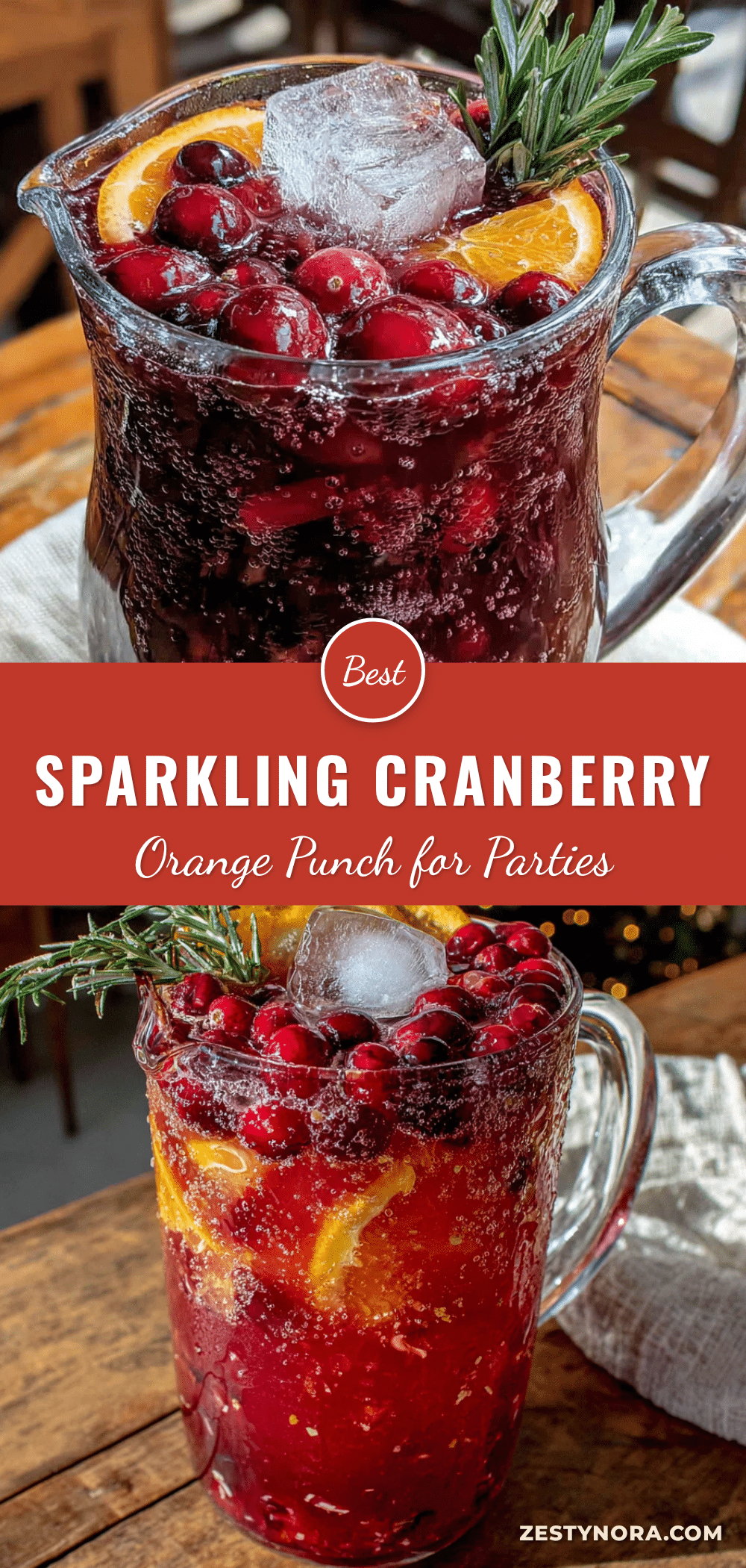 best sparkling cranberry orange punch recipe