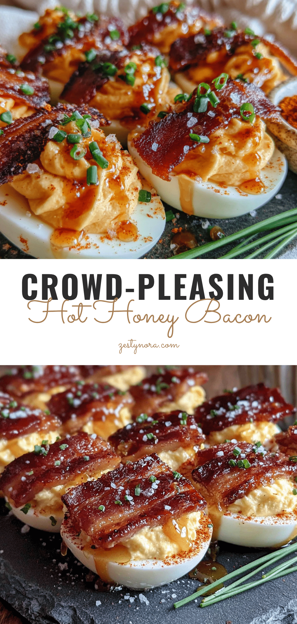 hot honey bacon deviled eggs recipe