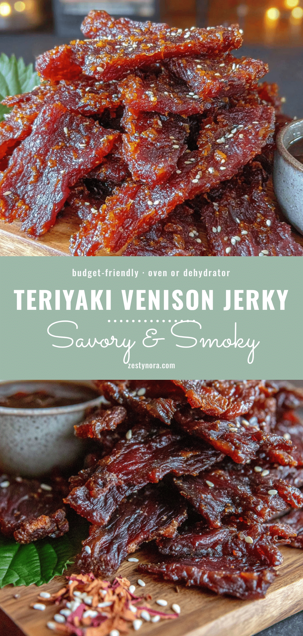 teriyaki venison jerky recipe